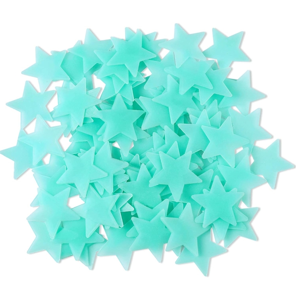 100pcs Glow in the Dark Star Stickers